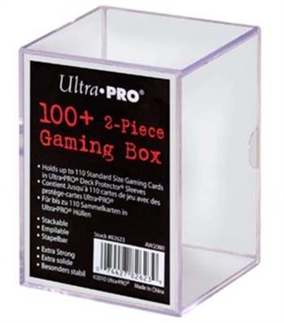 Ultra Pro - 2-Piece Storage Box - 100+ - Clear